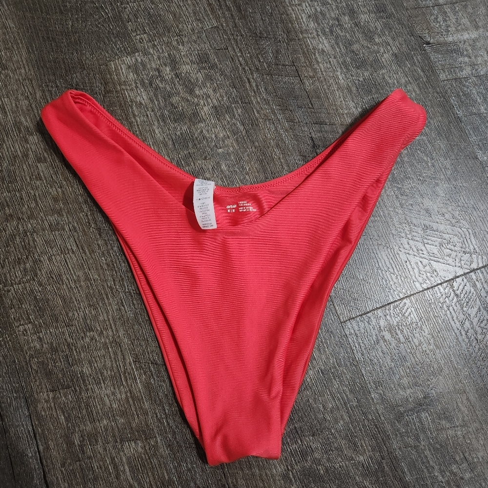 Aerie High cut cheeky bikini bottom